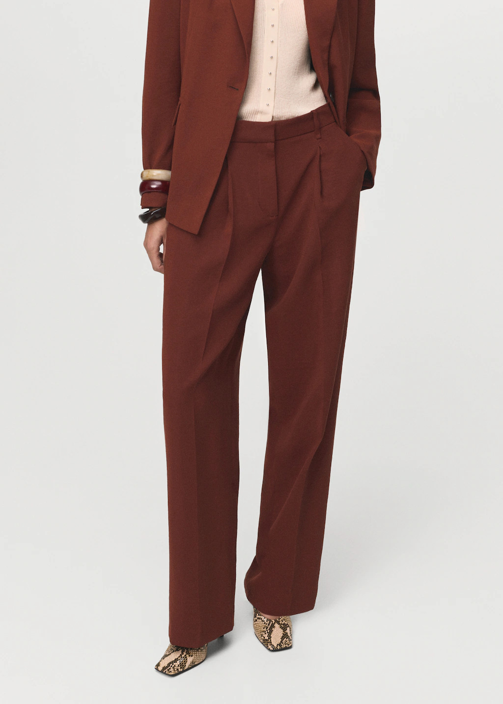 Gerade Hose aus Modal - Damen | MANGO Österreich | Mango EU