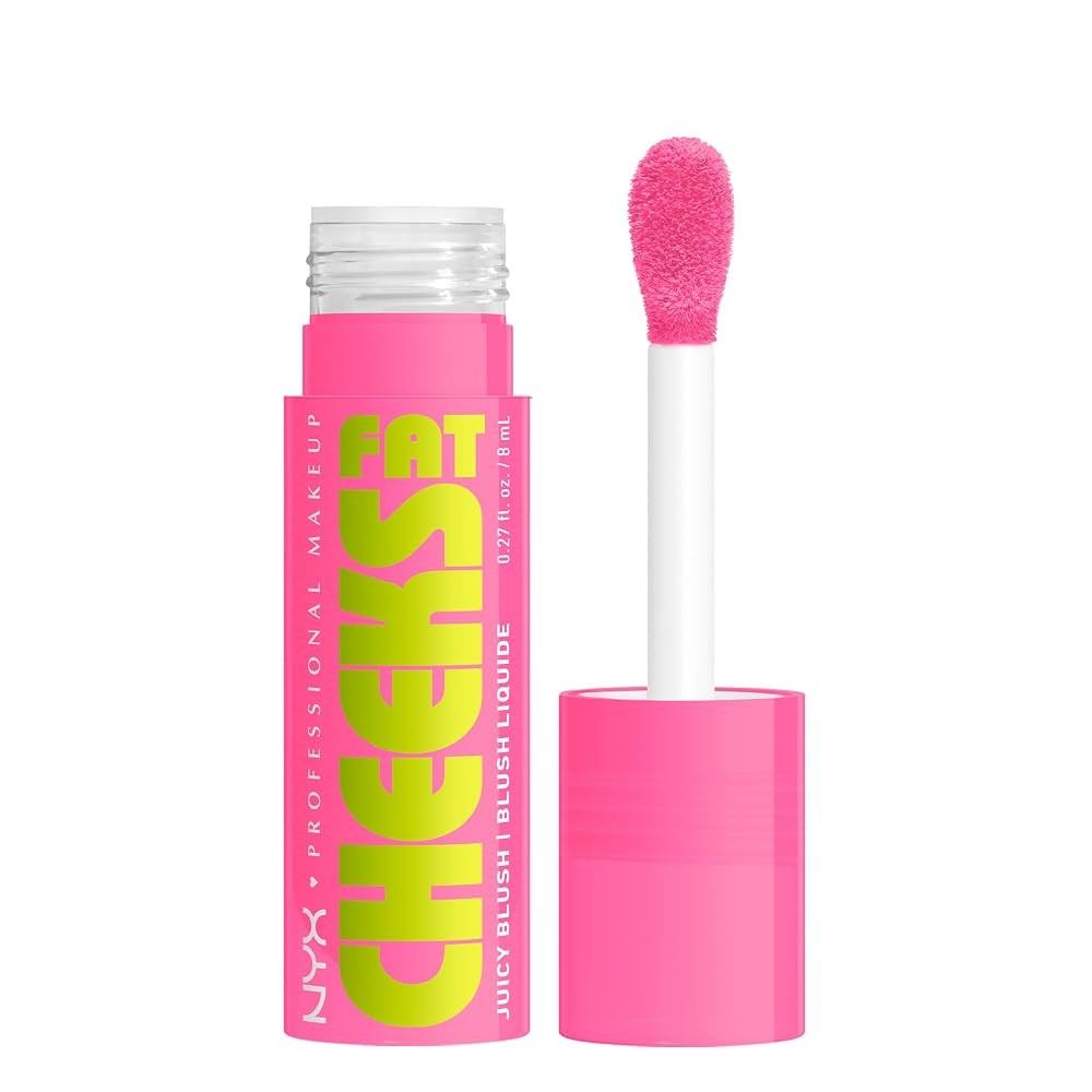 NYX PROFESSIONAL MAKEUP Fat Cheeks Liquid Blush, Buildable, Dewy Blush with Long-Lasting 12HR Wea... | Amazon (US)