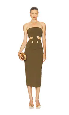 Cult Gaia Brunelo Dress in Rosemary from Revolve.com | Revolve Clothing (Global)