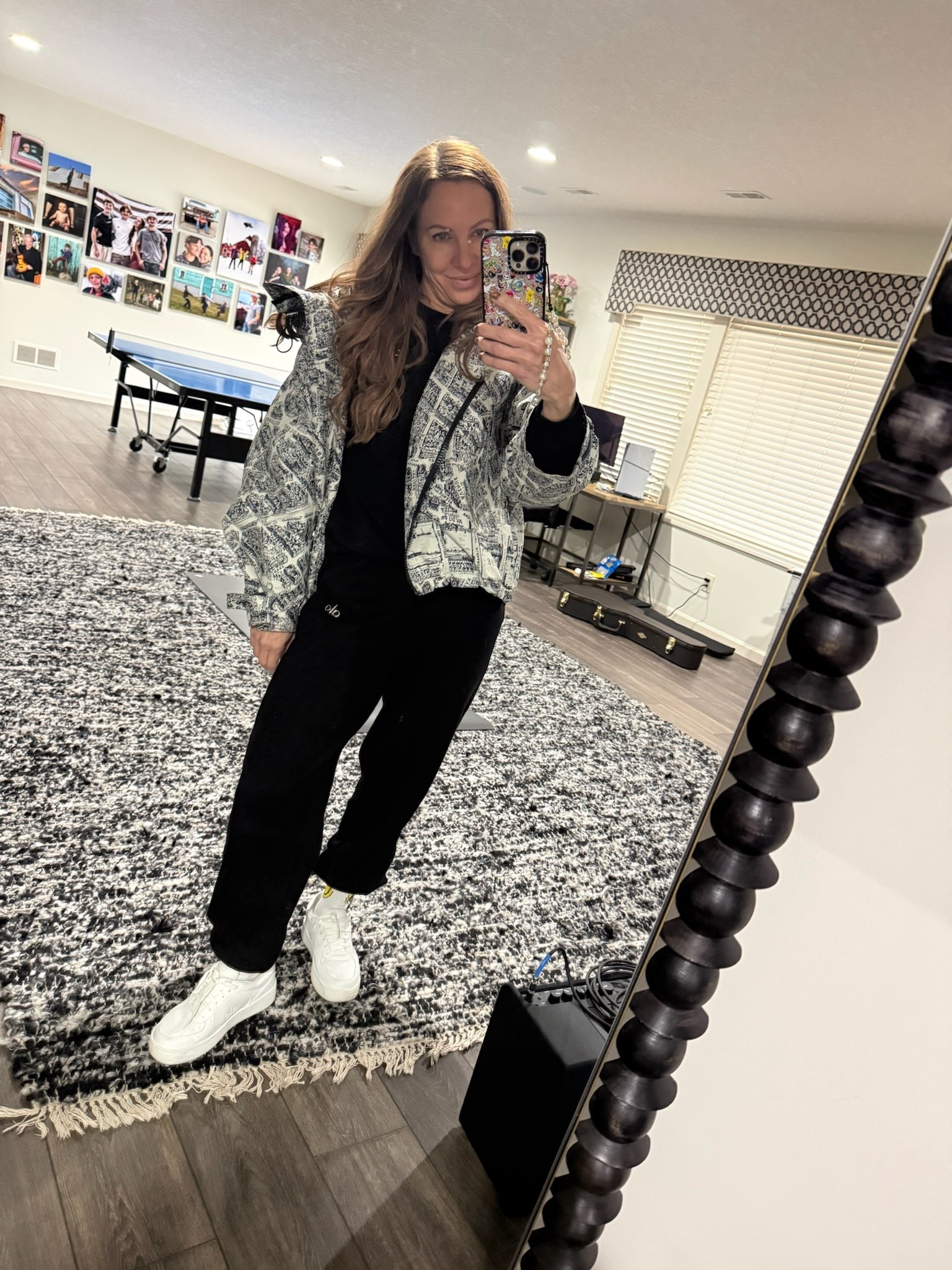 OOTD
Alo sweat suit
Alo shoes
Dior jacket ( linking similar)
Free people smile socks 

#LTKOver40 #LTKStyleTip #LTKSeasonal