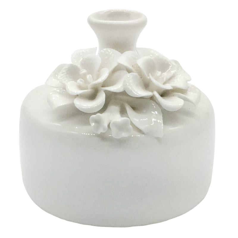 Providence White 3D Floral Porcelain Vase, 3"








	
		
		
			
				5
			
			
				(
				6
				)... | At Home