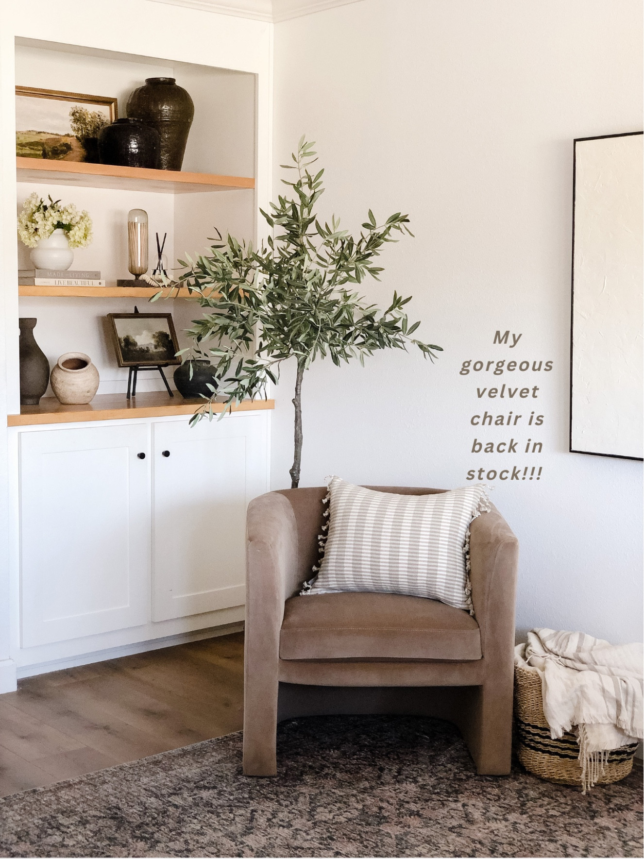 My velvet barrel arm chair is back in stock!!  

#LTKSale #LTKstyletip

#LTKsalealert #LTKhome #LTKFind