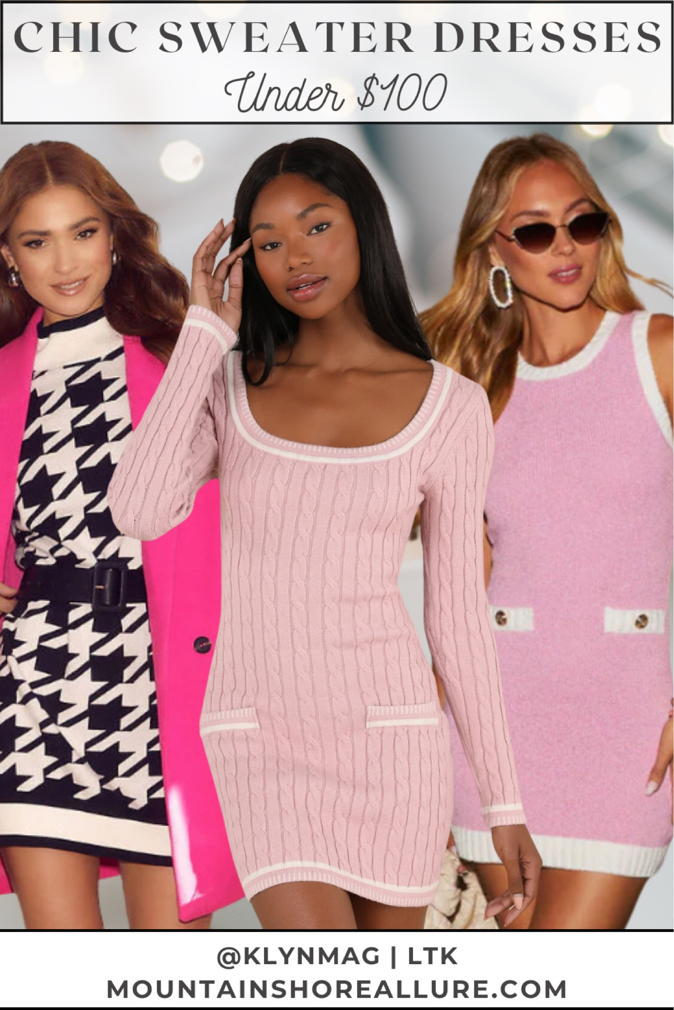 Sweater weather just got better! Find your perfect cozy-chic sweater dress under $100. Stylish, versatile, and selling fast—grab yours while you can! 

#LTKFindsUnder100 #LTKSaleAlert #LTKSeasonal