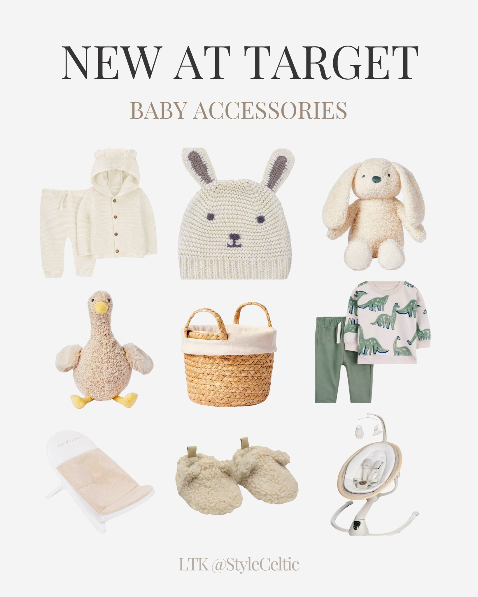 New Target Baby Accessories ✨

Target finds, baby essentials, baby clothes, baby outfits, baby Easter outfits, Easter bunny, Easter basket, new baby, baby rocker, neutral baby, gender neutral, Dino outfit, dinosaur baby theme, beige baby items, beige slippers, beige baby outfits, woven basket, straw baskets, mini baskets, stuffed animals, bunny decor, baby spring items

#LTKkids #LTKfamily #LTKbaby