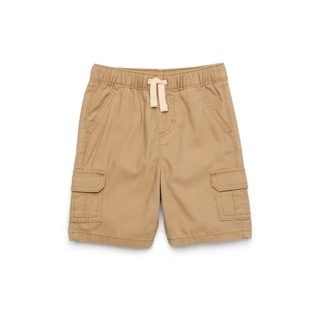 Wonder Nation Toddler Boys Cotton Cargo Shorts, Sizes 12M-5T | Walmart (US)