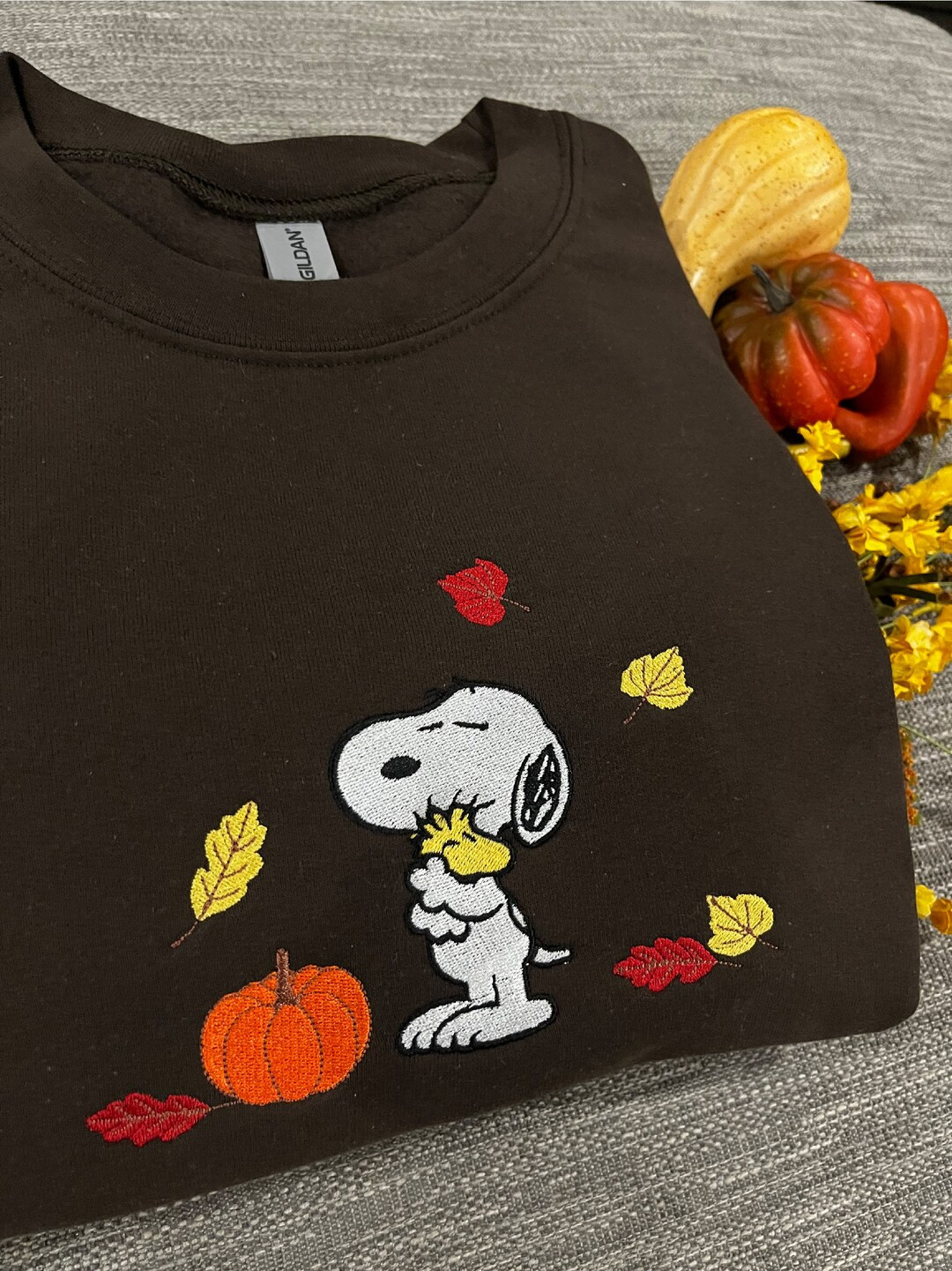 Fall Snoopy Sweatshirt-snoopy Crewneck Sweatshirt-halloween - Etsy | Etsy (US)