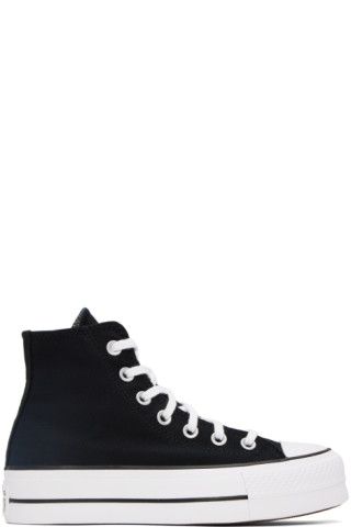 Converse - Black Chuck Taylor All Star Lift Platform Sneakers | SSENSE