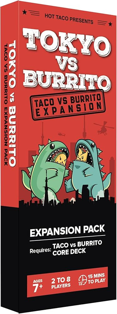 Taco vs Burrito Tokyo Expansion Pack - Fun Family Game for Kids & Adults, Ideal for Family Game N... | Amazon (US)