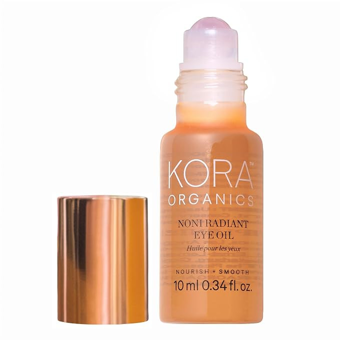KORA Organics Noni Radiant Eye Oil with Rose Quartz Roller Ball Applicator, Under Eye Roller Seru... | Amazon (US)