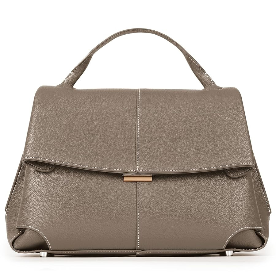 Top Handle Bag Handbags Large Faux Leather Satchel Bags for Women Luxury Designer Business Crossb... | Amazon (US)