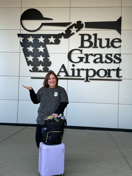 My travel outfit and bag favorites - I love having a colorful bag that’s easy to spot so I can just grab it and go. The backpack fits easily under the seat and is the perfect personal item size!

#LTKtravel #LTKitbag #LTKfindsunder50