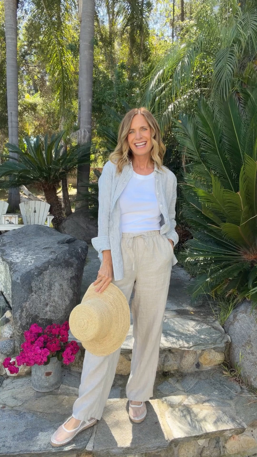 Who’s ready for warm weather?
This will be your goto linen outfit! You look chic and effortless! 

#LTKOver40 #LTKTravel #LTKootd