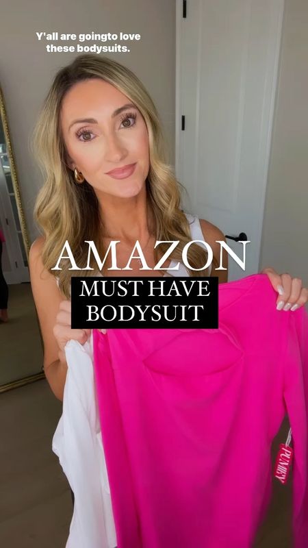 These Amazon bodysuits are so soft and comfy! Perfect for date night or work. More colors. Size small. Dress up or down. Girls night. 

#LTKstyletip #LTKSeasonal #LTKfindsunder50