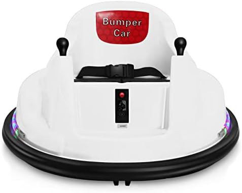 BROAGE Kids Race Toy 6V Electric Ride On Bumper Car Vehicle Remote Control 360 Spin DIY Numbers 00-9 | Amazon (US)