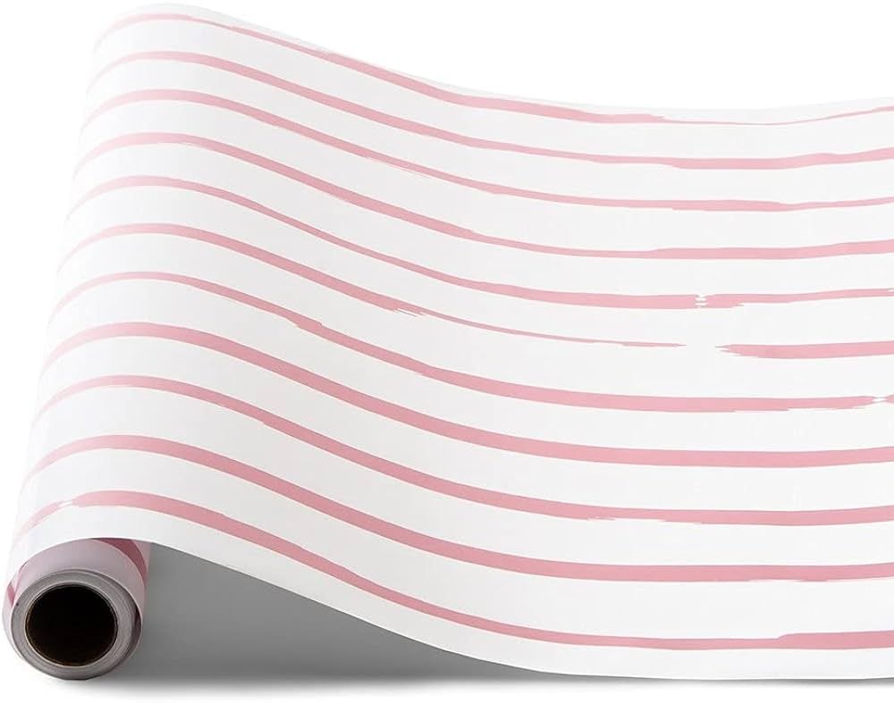 Weddingstar Decorative Paper Table Runner 25' (L) x 20" (W) - Light Pink Stripe | Amazon (US)