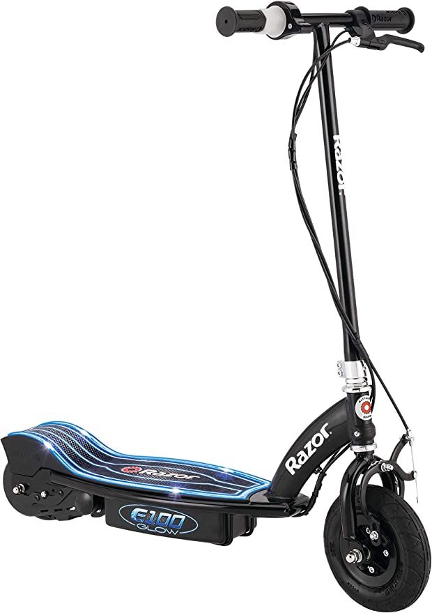 Razor E100 Kids Ride On 24V Motorized Powered Electric Scooter Toywith Brakes and 8-Inch Pneumati... | Amazon (US)