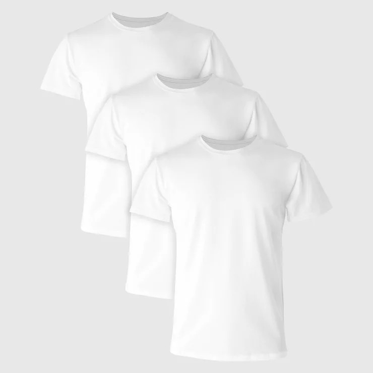Hanes Premium 3pk Label Men's Crew Neck Undershirt | Target