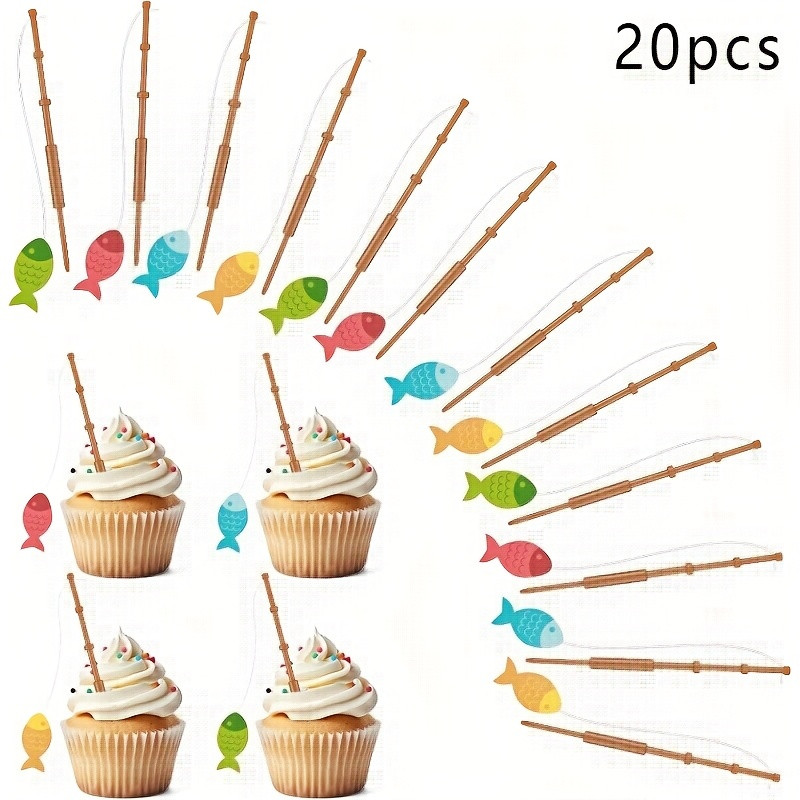 fishing cake hats mini fishing rod decorations little - Temu | Temu Affiliate Program