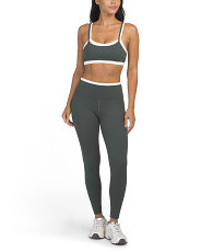 Double Layered Bra And Leggings Set | Sporty Chic | Marshalls | Marshalls