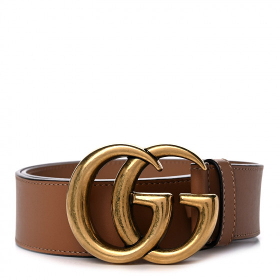 GUCCI Calfskin Double G Belt 75 30 Tan | Fashionphile