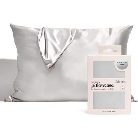 Kitsch Satin Pillowcase 600 Thread Count Standard 1 Count | Walmart (US)