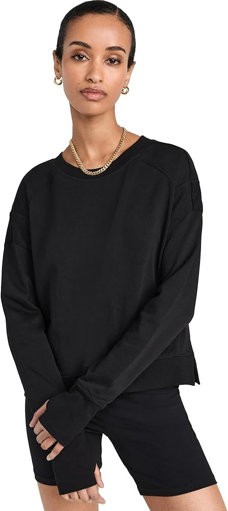 Sweaty Betty Women's After Class Crop Sweatshirt | Amazon (US)