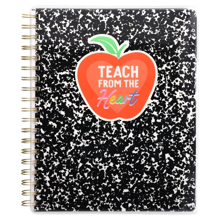 Pen+Gear 12-Month Monthly Teacher Planner, July 2026-June 2027, Teach from the Heart, 7.75" x 9.7... | Walmart (US)