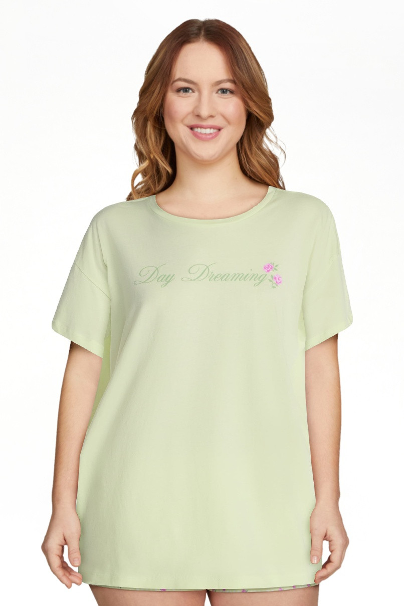 No Boundaries Sleepwear Oversized Graphic Cotton Tee, Women\u2019s and Women\u2019s Plus XXS-3X | Walmart (US)