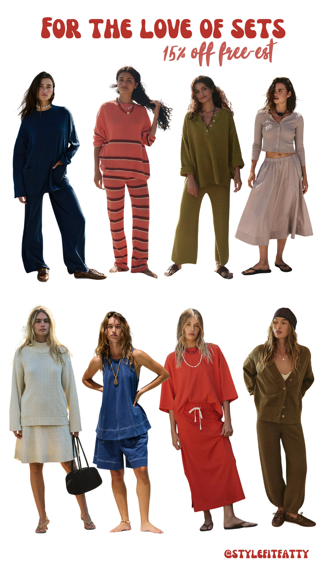 15% off Free People's free-est collection! So many cute sets plus more!! #freepeople #fpsale #ootd 

 #LTKSeasonal #LTKSaleAlert #LTKStyleTip