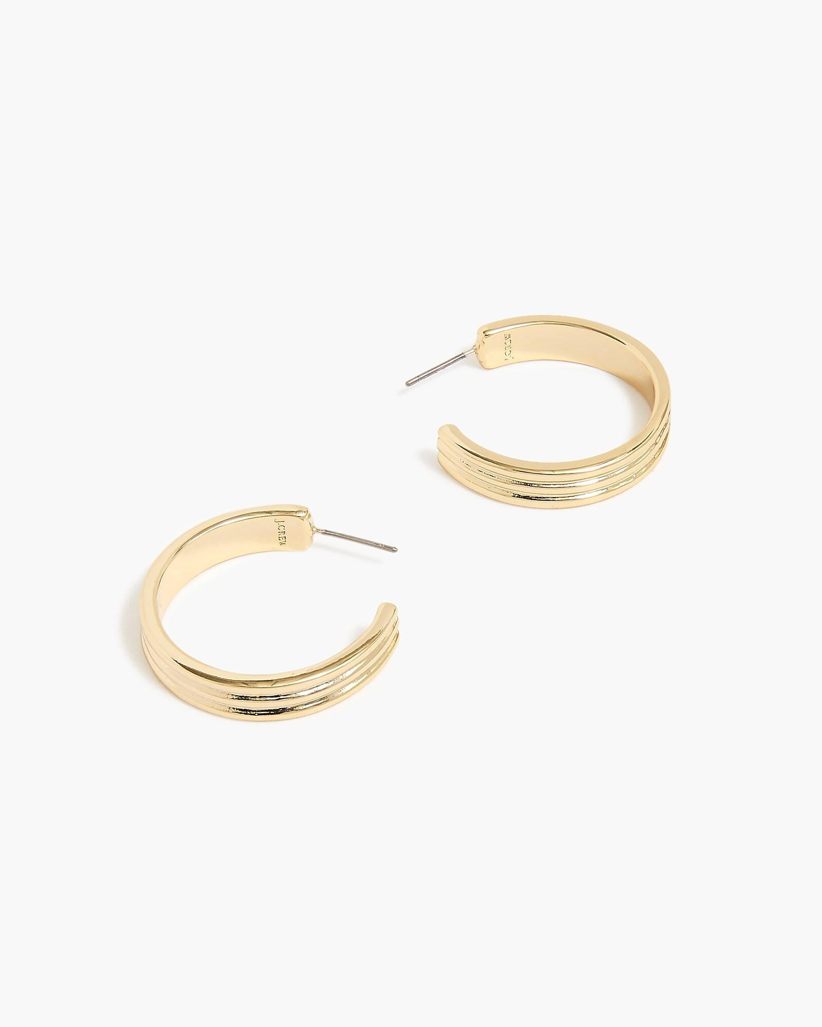Textured hoop earrings | J.Crew Factory
