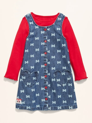 Old Navy x Disney Minnie Mouse T-Shirt and Dress Set for Toddler Girls | Old Navy (US)