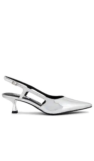 Legaci Slingback in Silver Foil | Revolve Clothing (Global)