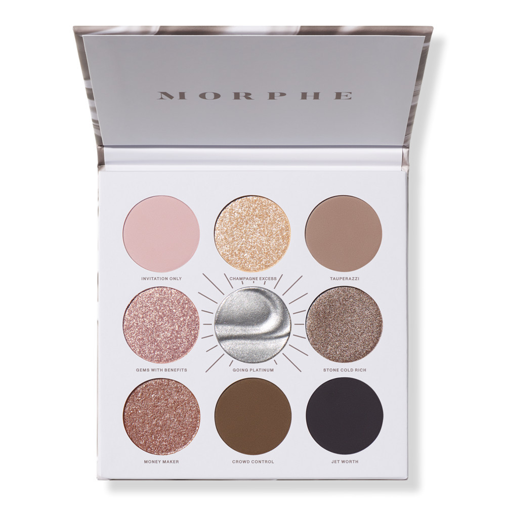 Morphe Rich & Foiled Going Platinum Eyeshadow Palette | Ulta
