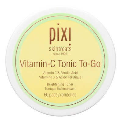 Pixi Beauty, Skintreats, Vitamin-C Tonic To-Go, 60 Pads | iHerb