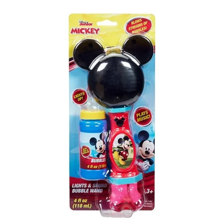 Disney Mickey Mouse Light and Sound Bubble Wand | Walmart (US)