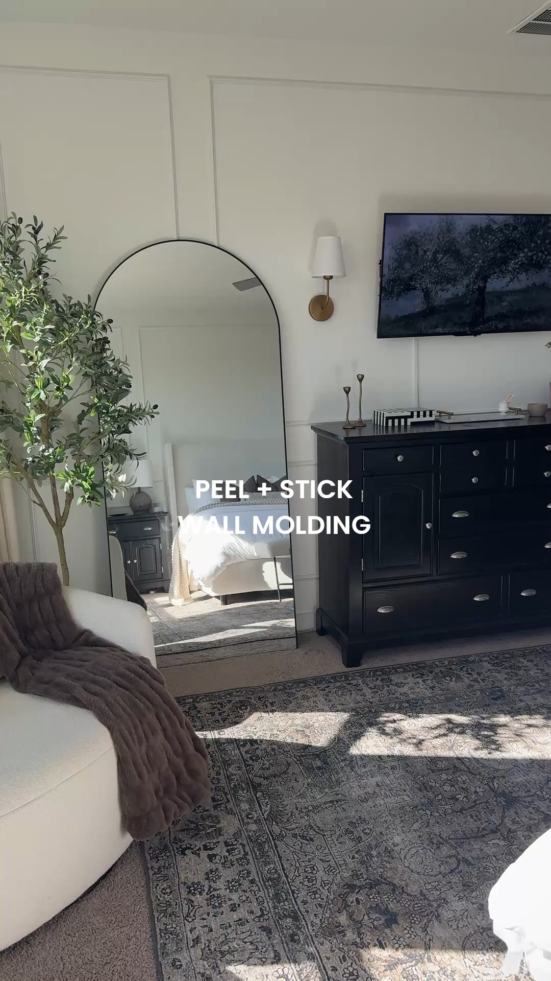 Love these peel and stick wall molding! I have it in our primary bedroom and my office! 

#LTKHome #LTKvlog