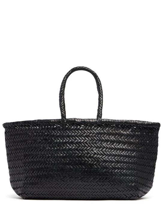 Triple Jump Big bamboo leather bag | Luisaviaroma