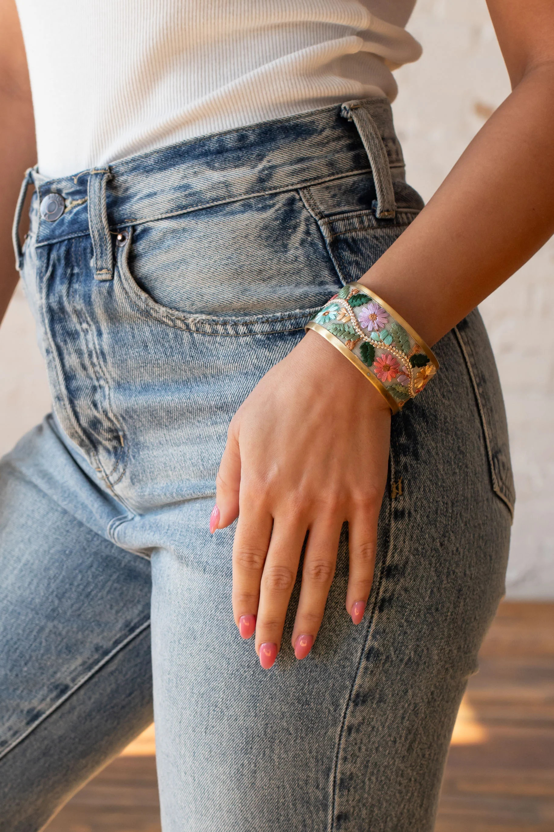 Oasis Floral Cuff | Panache Accessories