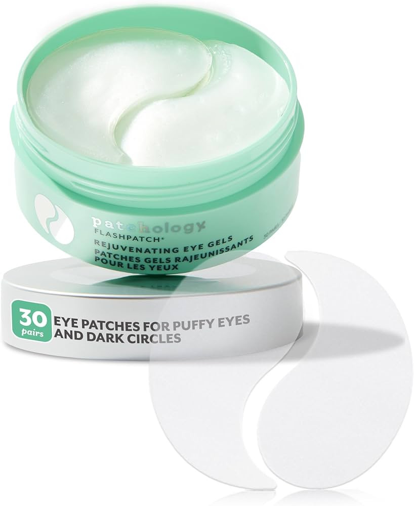 Patchology Rejuvenating Under Eye Gels - Hydrating Eye Mask w/Caffeine, Hydrolyzed Collagen & Cen... | Amazon (US)