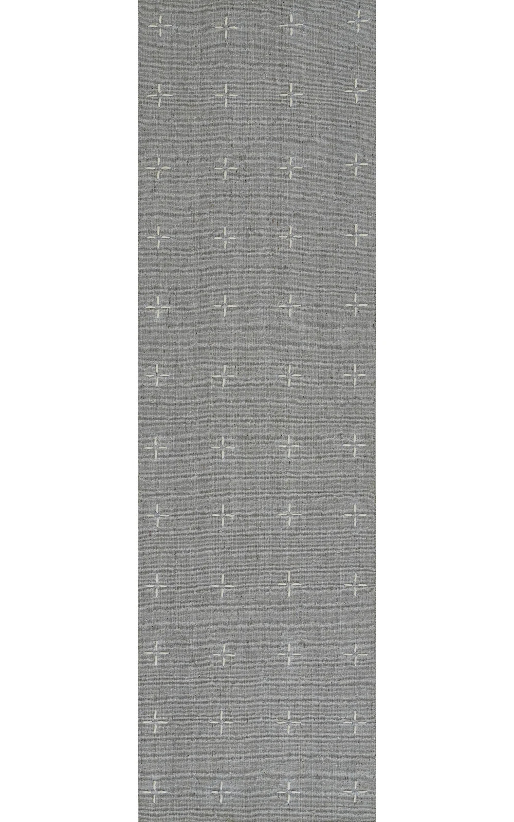 Momeni Oliver Geometric Wool and Polyester Hand Loomed Light Blue Area Rug | Birch Lane