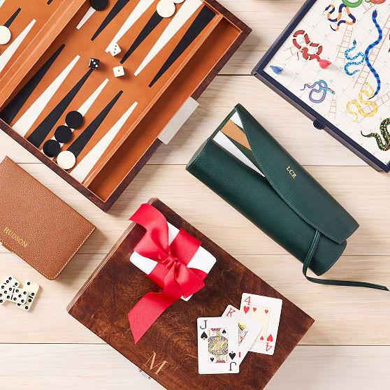 Burlwood Backgammon Game Set | Mark and Graham
