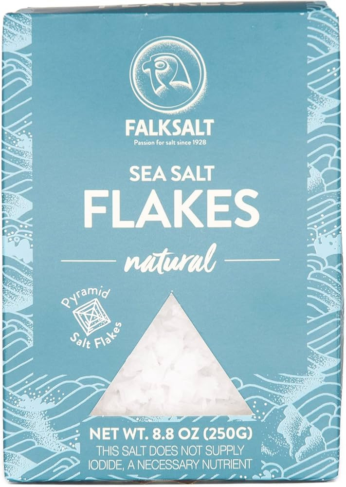 FALKSALT | Organic Sea Salt Flakes, 8.8oz Box - Gourmet Sea Salt Flakes | Amazon (US)