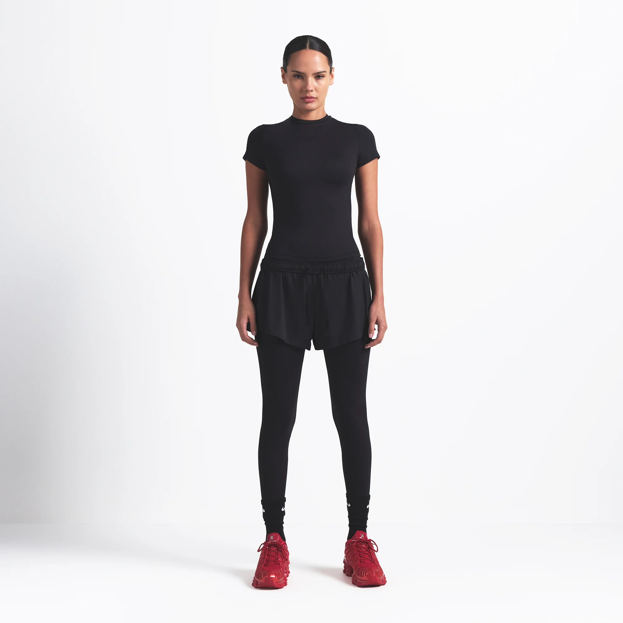 SKIMS Padded Baby T-Shirt | Black | XL | NikeSKIMS Matte | SKIMS (US)