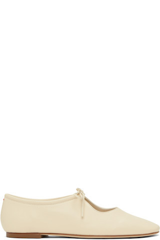 Aeyde - Beige Della Ballerina Flats | SSENSE