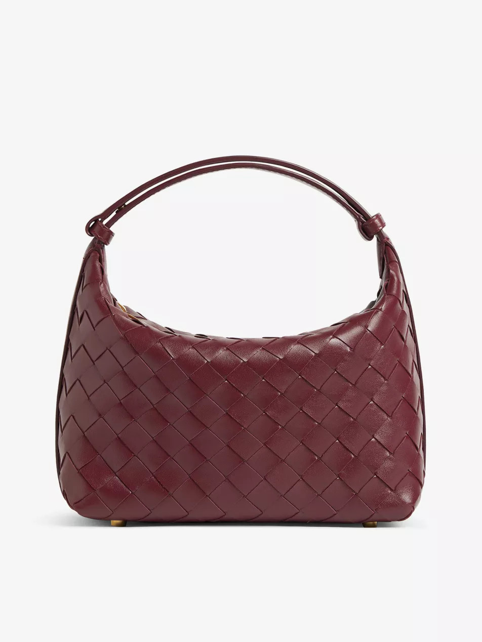 Wallace intrecciato-weave small leather hobo bag | Selfridges