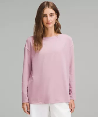 Relaxed-Fit Boatneck Long-Sleeve Shirt | lululemon (AU)