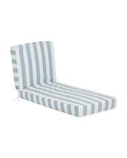 Made In Usa 24x72x4 Outdoor Cabana Striped Extra Thick Lounger Cushion | TJ Maxx