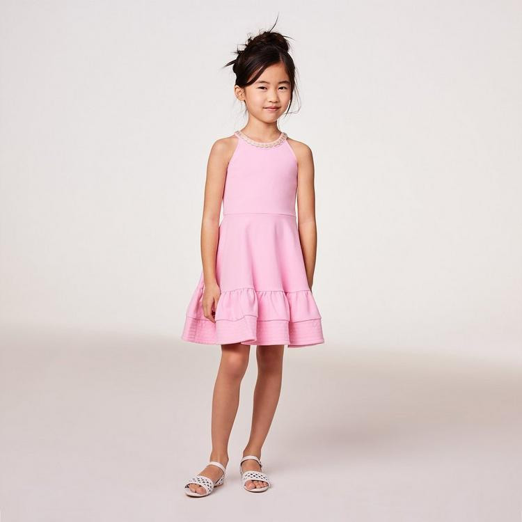 Metallic Trim Ponte Dress | Janie and Jack