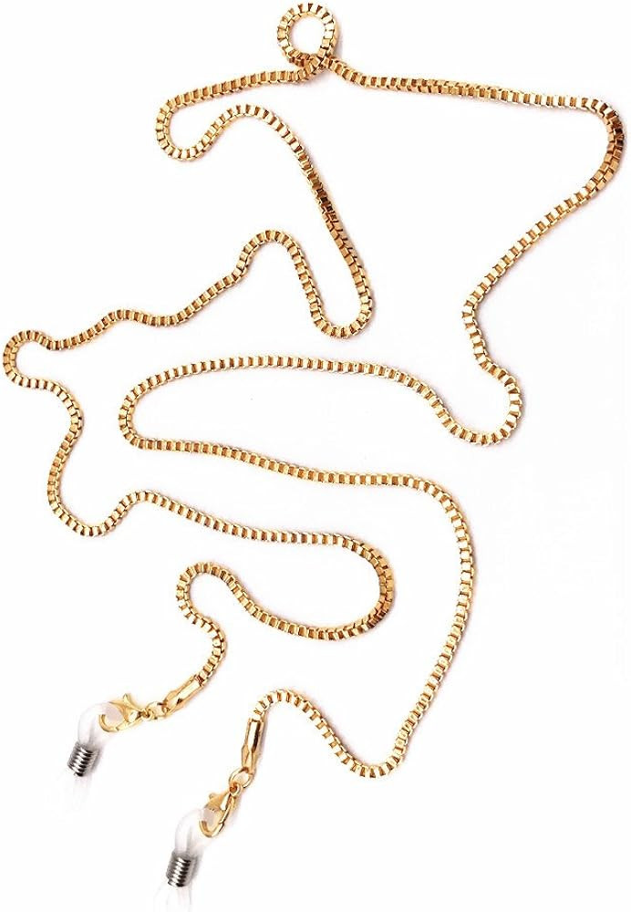 Metal Eyeglass Chains Holder Glasses Holder Sunglass Cord Neck Strap | Amazon (US)