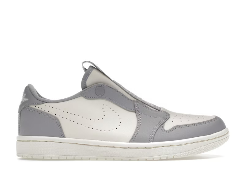 Jordan 1 Retro Low Slip (Women's) Sneakers in Atmosphere Grey/Pale Ivory | StockX
